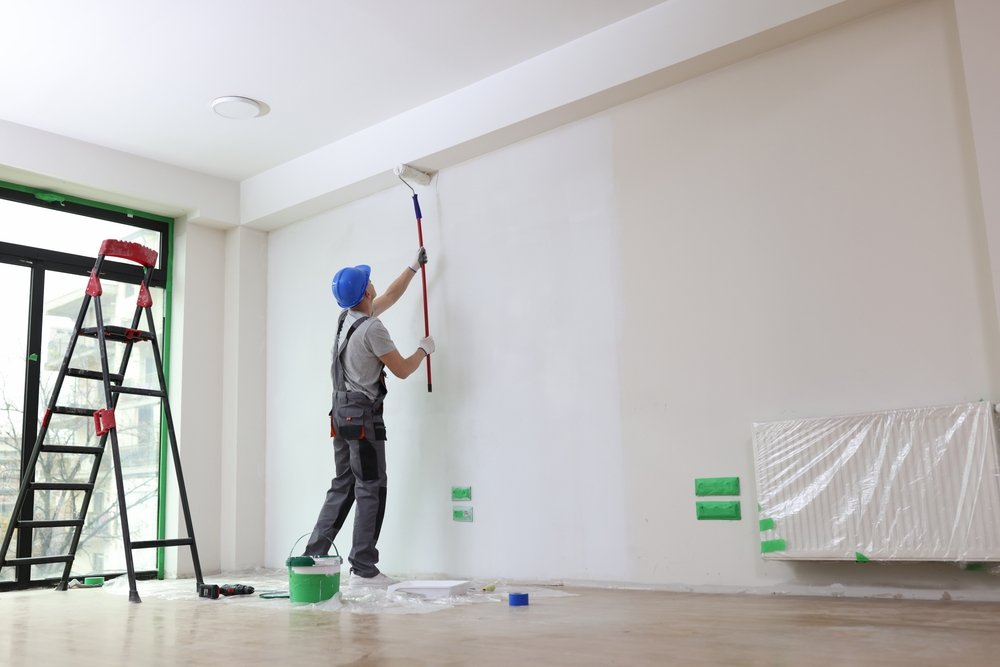 Dit is het resultaat van scanbehang laten aanbrengen in je nieuwbouwwoning in Emmen.