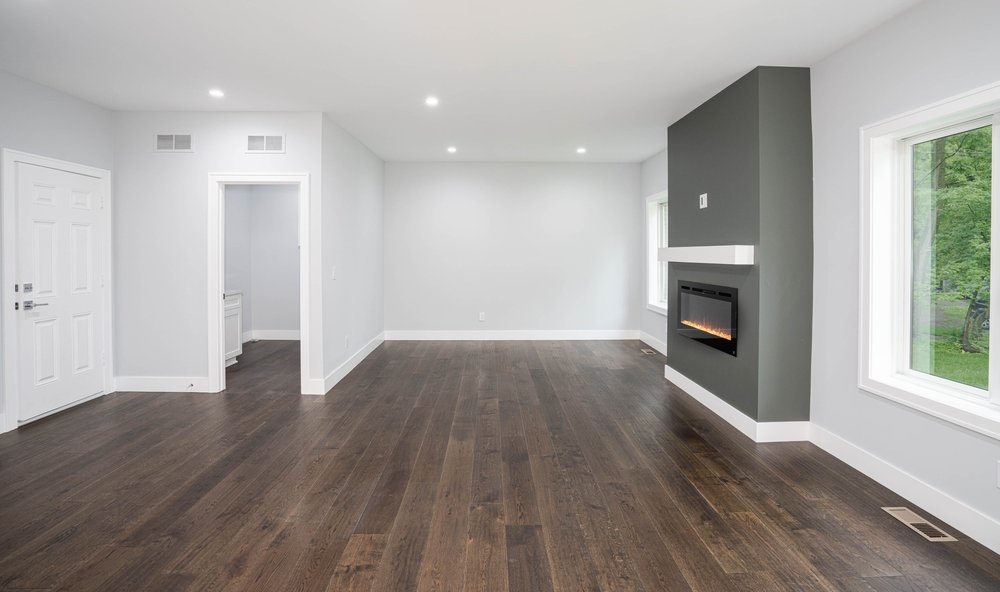 Dit is het resultaat van glasvezelbehang laten aanbrengen in je nieuwbouwwoning in Emmen.